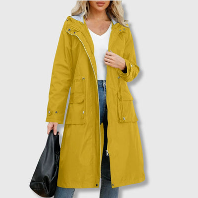 Elisabeth - Hooded trench coat for everyday ease