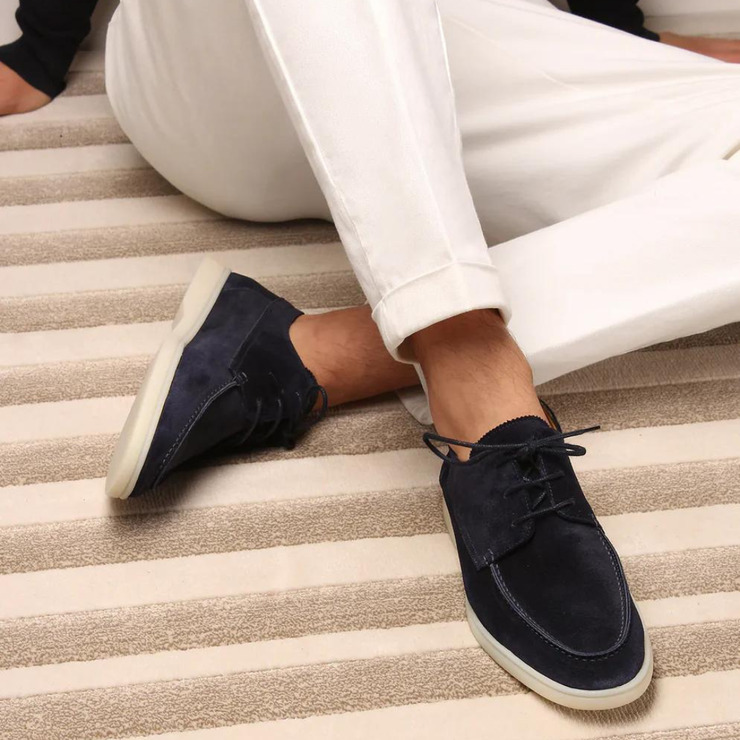 Malcolm | Suede Derby Moccasins