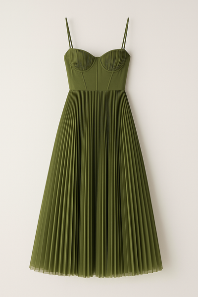 Clara | Elegant Pleated Dress