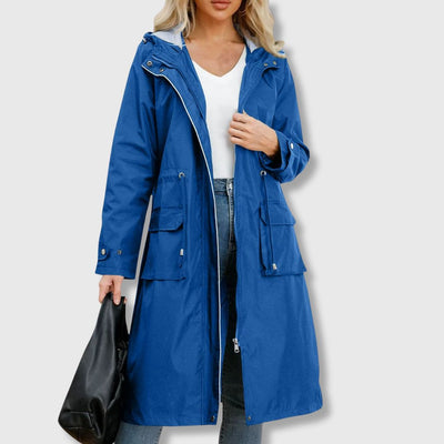 Elisabeth - Hooded trench coat for everyday ease