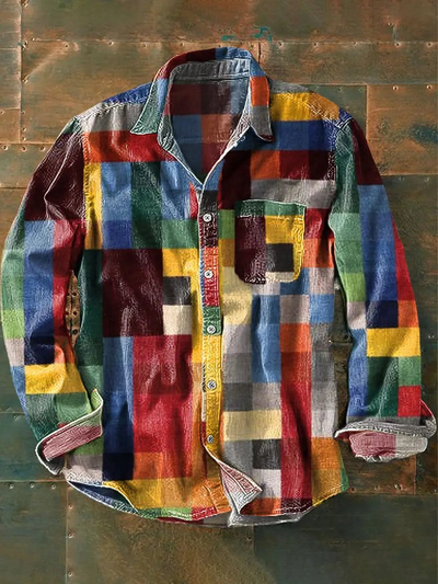RAINY - Unisex Simple Rainbow Color Long Sleeve Shirt