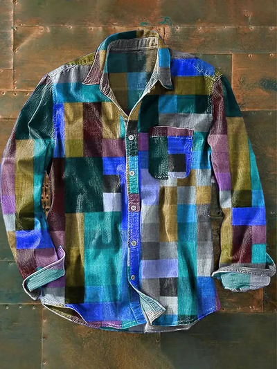 RAINY - Unisex Simple Rainbow Color Long Sleeve Shirt