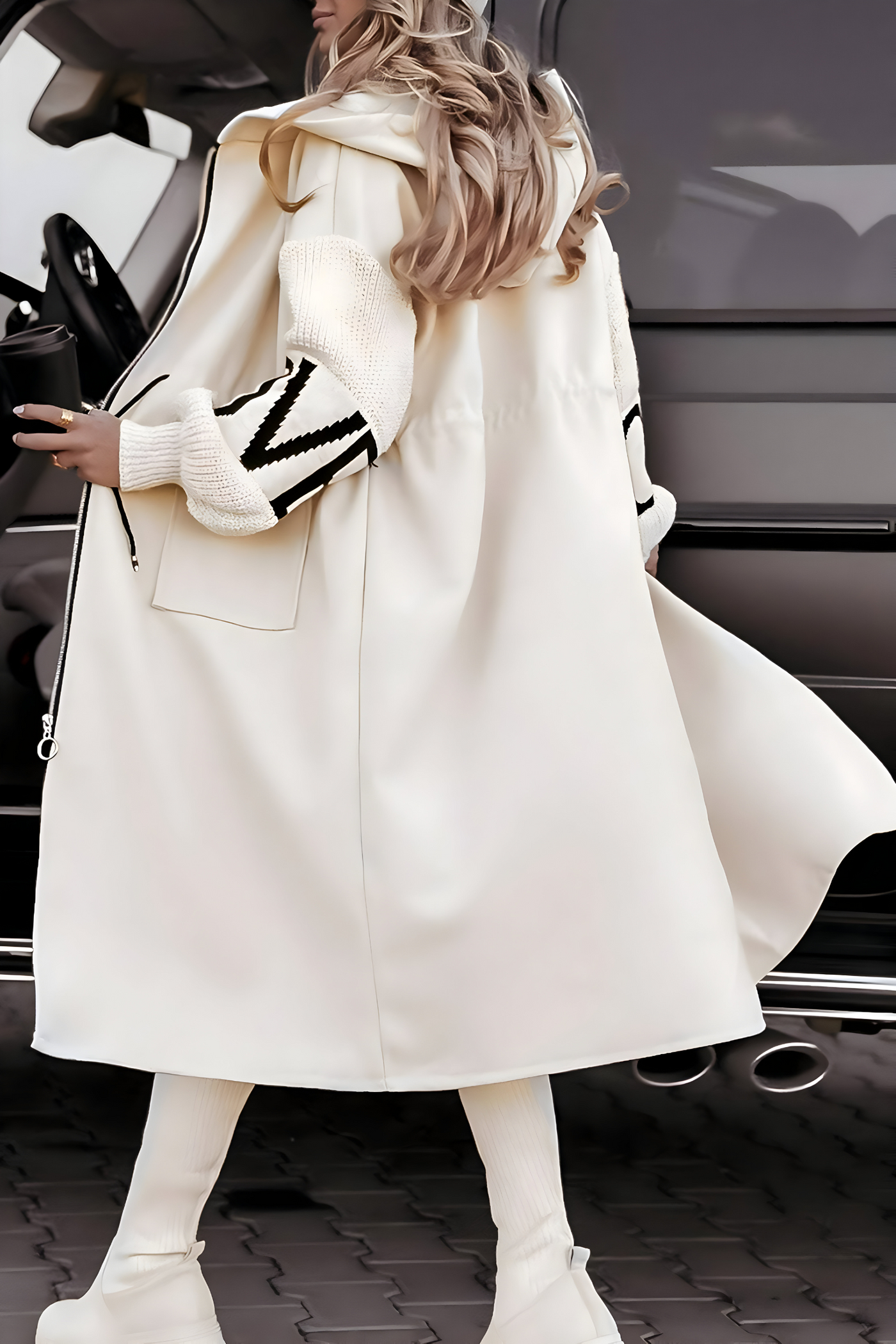 Rosana | Elegant Hooded Coatigan