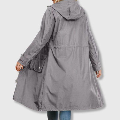 Elisabeth - Hooded trench coat for everyday ease