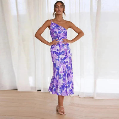 Eliza - Dress with one shoulder strap