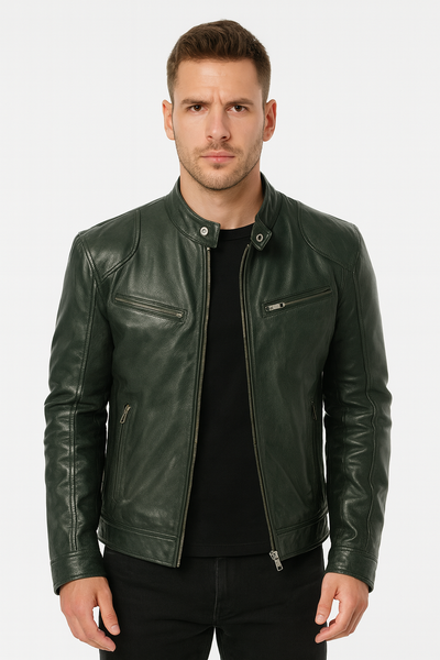 MICHAEL Casual leather jacket