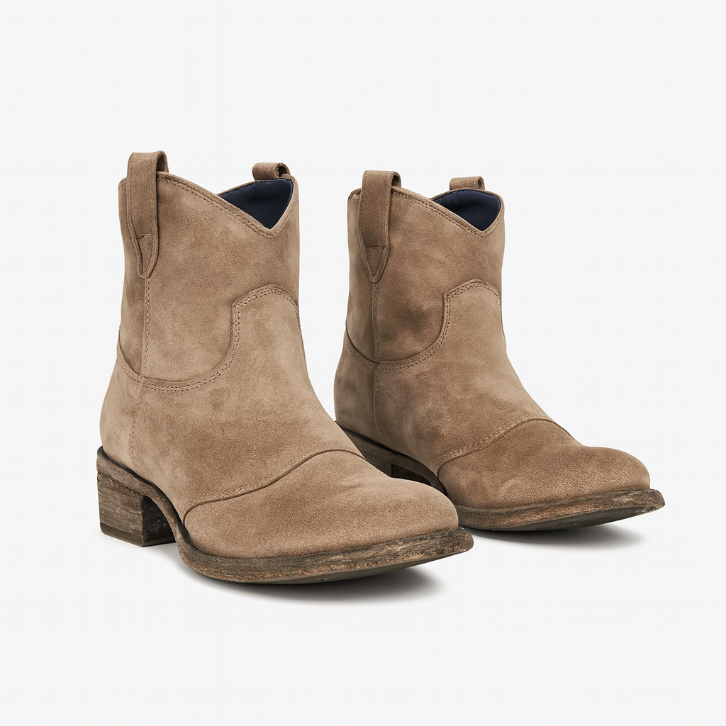 PILMA VINTAGE WESTERN ANKLE BOOTS