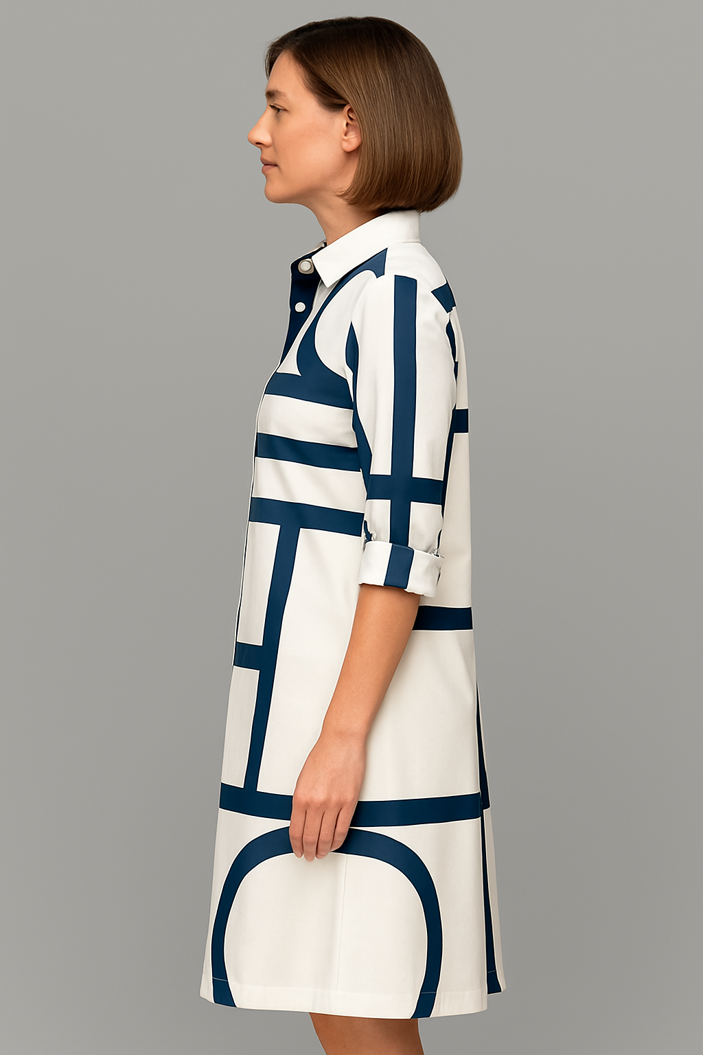 Julia - Elegant Midi Dress for an Effortless Style
