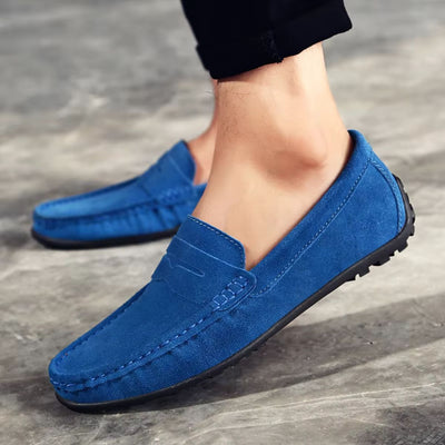 Stanley | Suede Driving Loafers