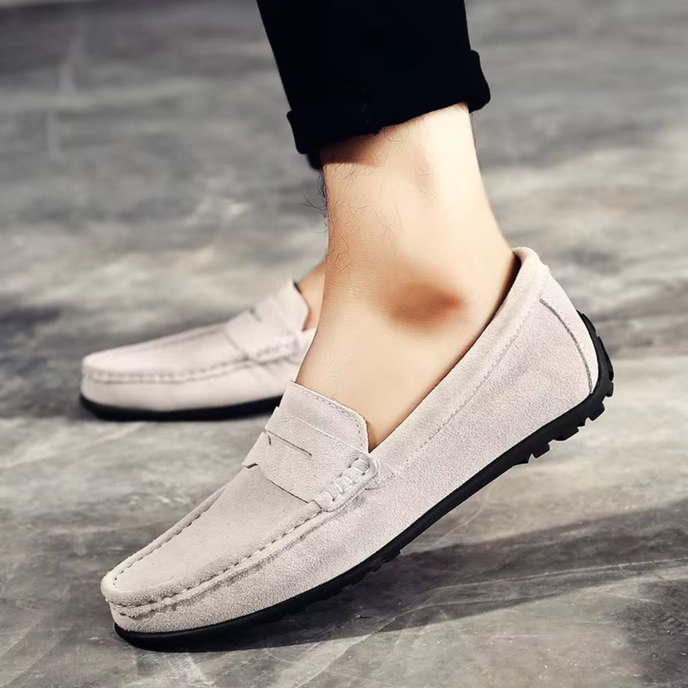 Stanley | Suede Driving Loafers