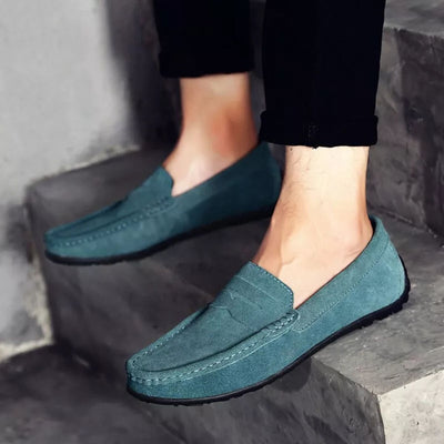 Stanley | Suede Driving Loafers