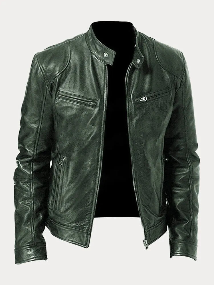 MICHAEL Casual leather jacket
