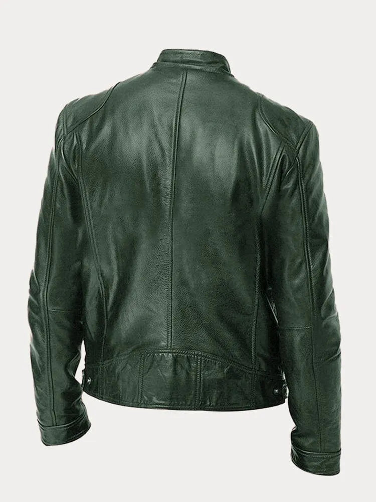 MICHAEL Casual leather jacket