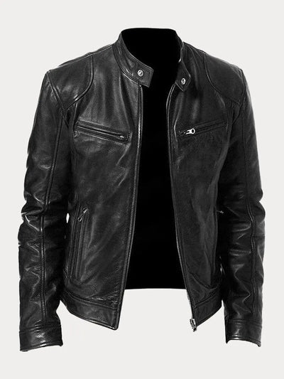 MICHAEL Casual leather jacket
