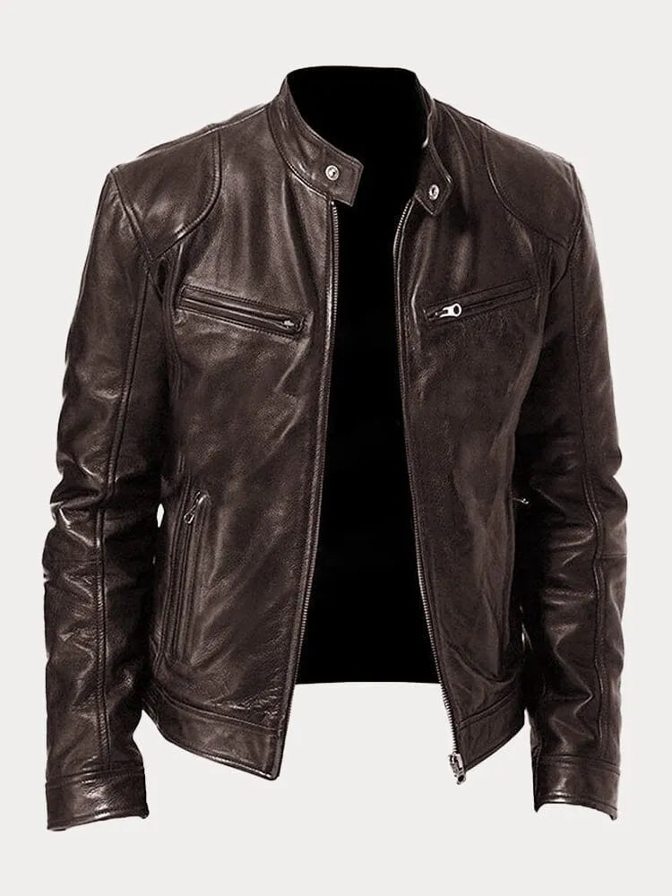 MICHAEL Casual leather jacket