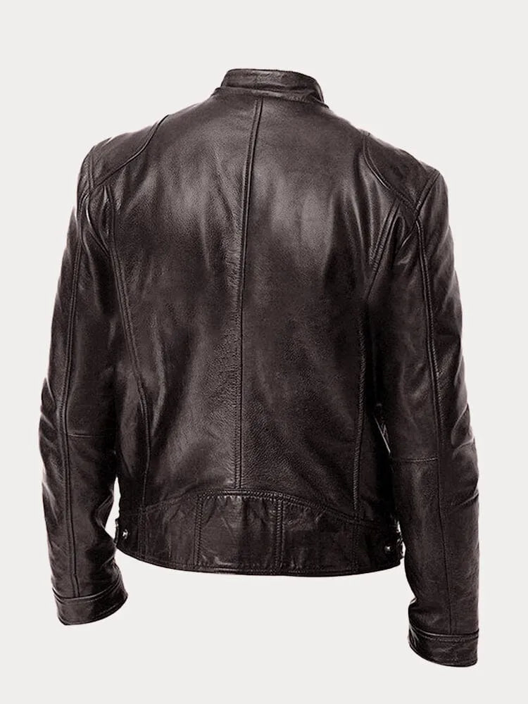 MICHAEL Casual leather jacket