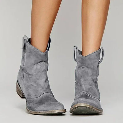 PILMA VINTAGE WESTERN ANKLE BOOTS