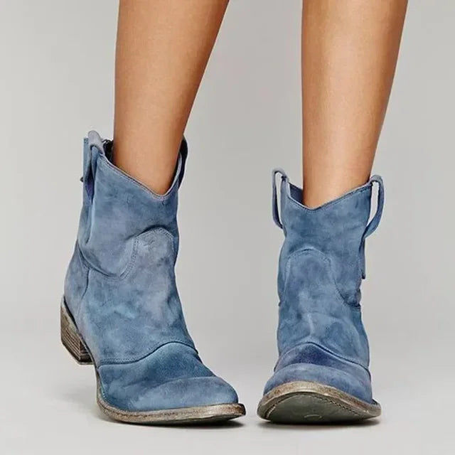 PILMA VINTAGE WESTERN ANKLE BOOTS
