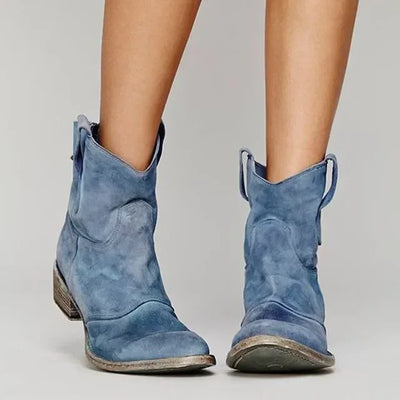 PILMA VINTAGE WESTERN ANKLE BOOTS