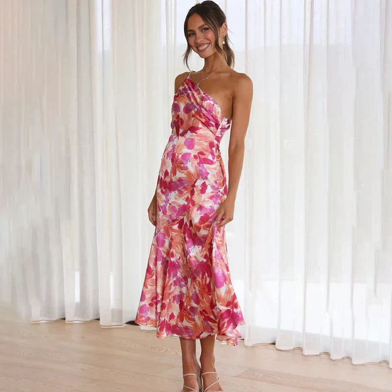 Eliza - Dress with one shoulder strap
