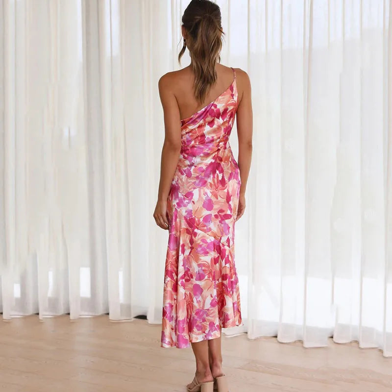 Eliza - Dress with one shoulder strap