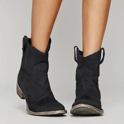PILMA VINTAGE WESTERN ANKLE BOOTS