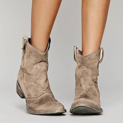 PILMA VINTAGE WESTERN ANKLE BOOTS