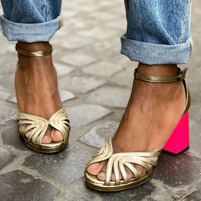 Milviana | Classic Ankle-Strap Open-Toe Sandals