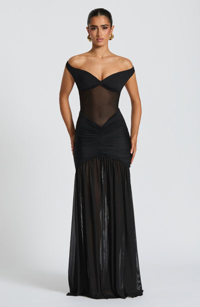 LEONA Maxi Dress - Black