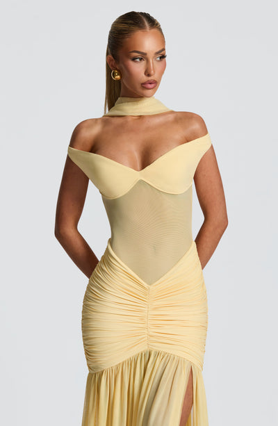 LEONA Maxi Dress - Lemon