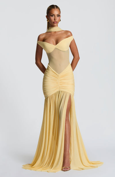 LEONA Maxi Dress - Lemon