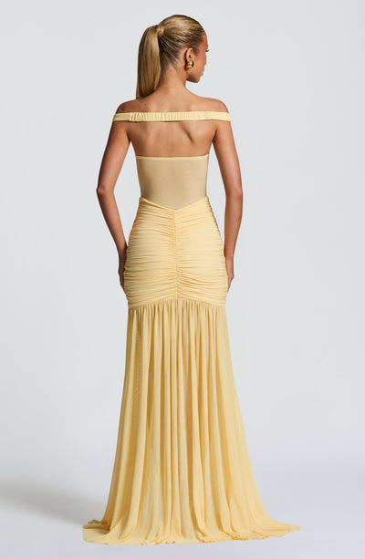 LEONA Maxi Dress - Lemon