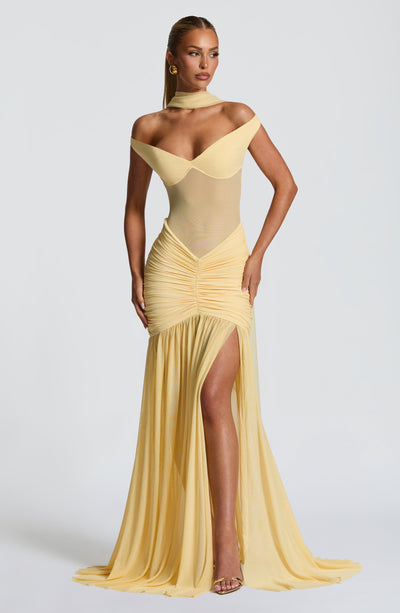 LEONA Maxi Dress - Lemon