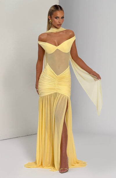 LEONA Maxi Dress - Lemon