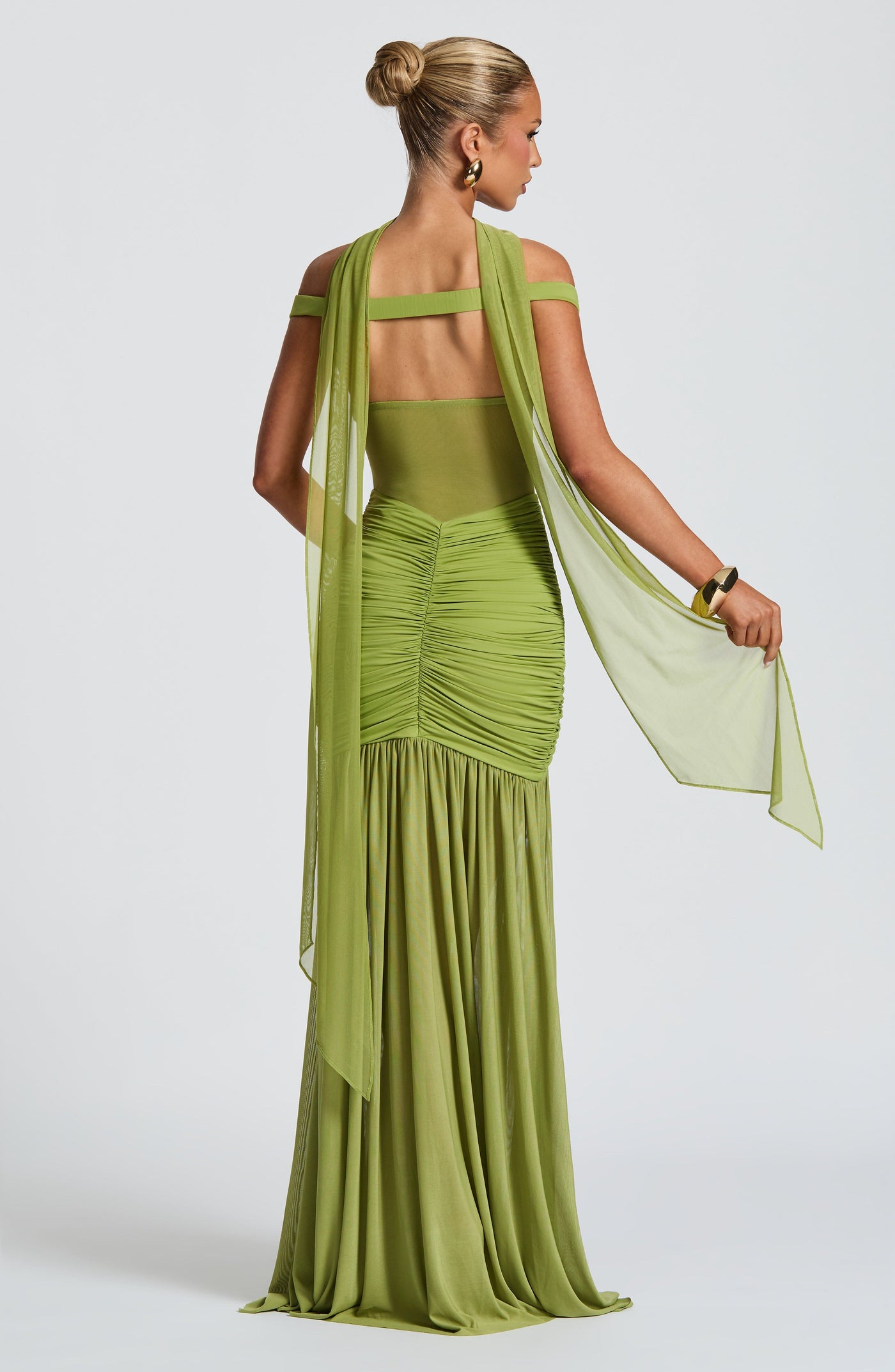 LEONA Maxi Dress - Olive
