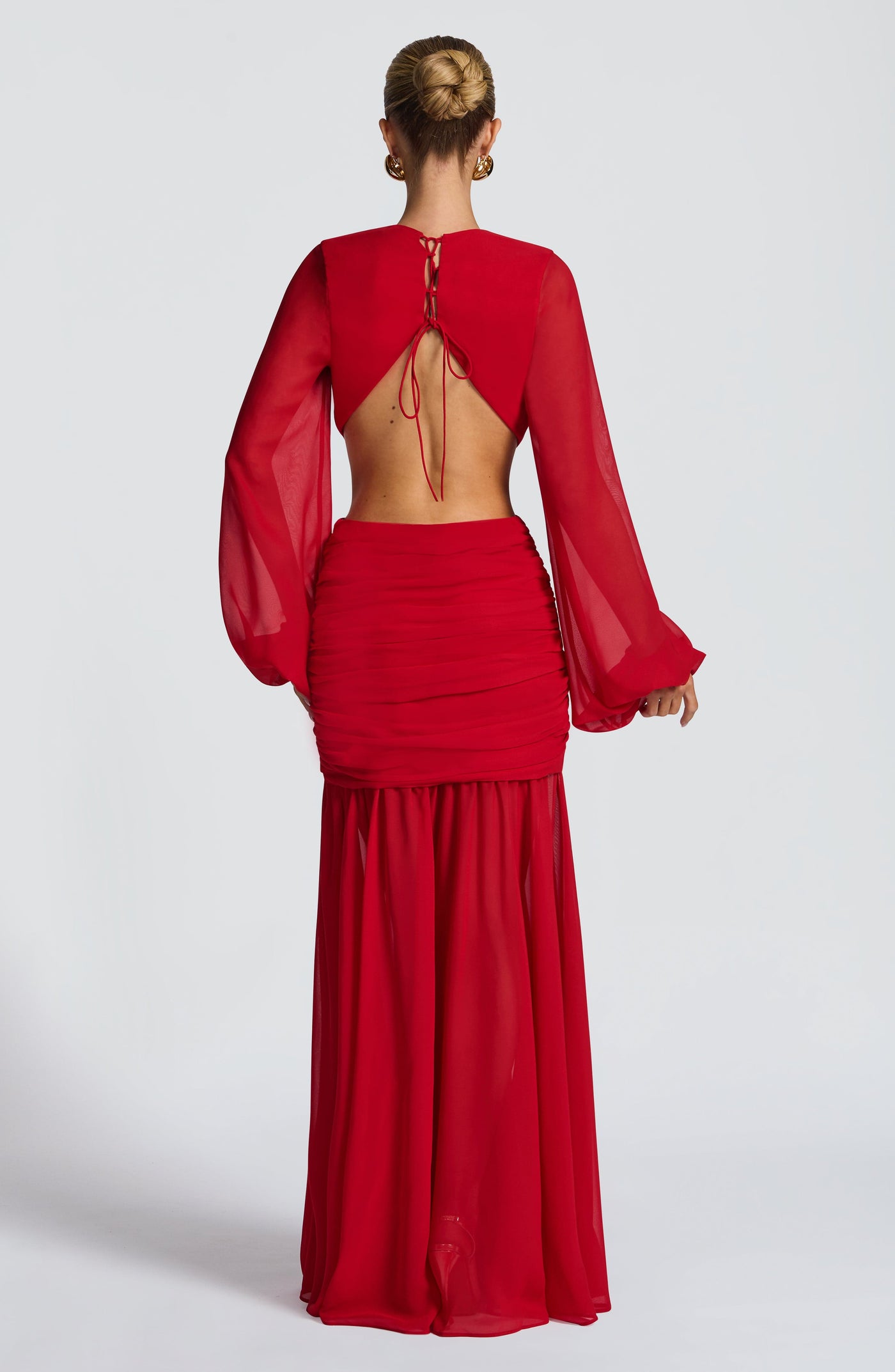 HUDA Maxi Dress - Red