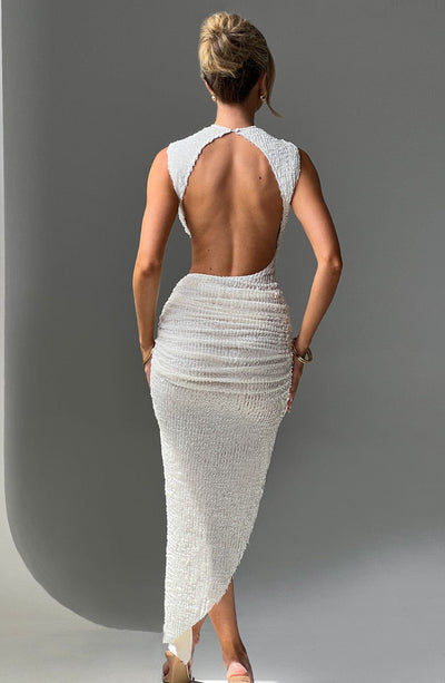 ELFI Midi Dress - Ivory
