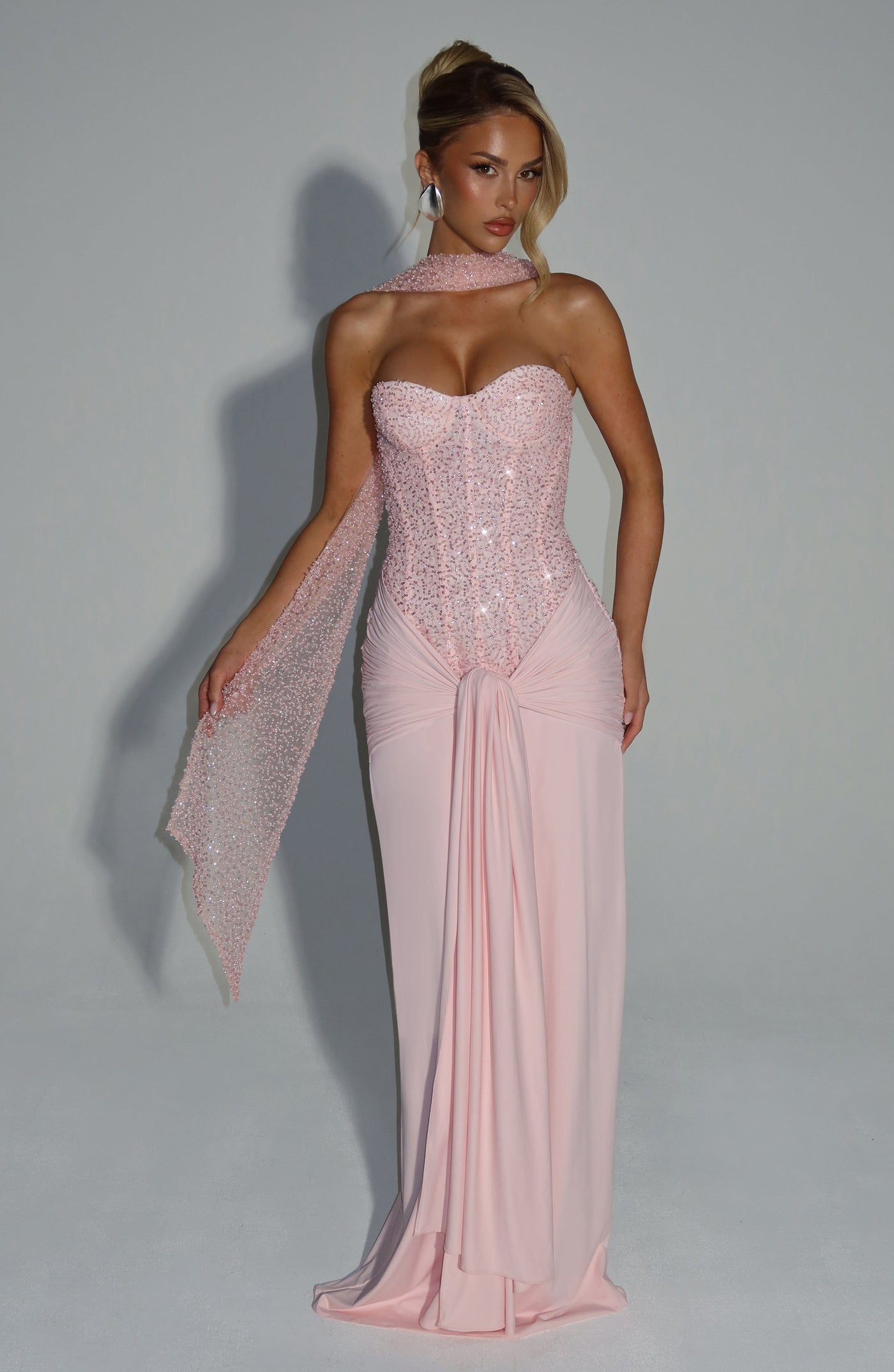 BELLA Maxi Dress - Blush