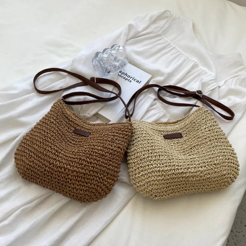 IZY-Straw shoulder bag