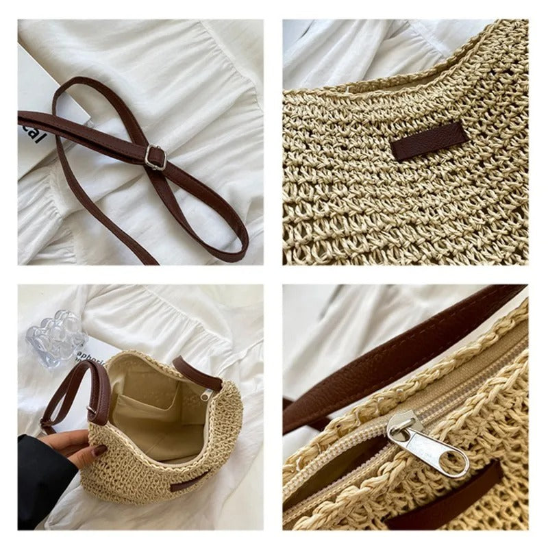 IZY-Straw shoulder bag