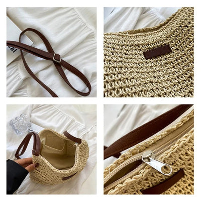 IZY-Straw shoulder bag