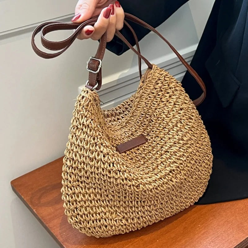 IZY-Straw shoulder bag