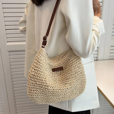 IZY-Straw shoulder bag