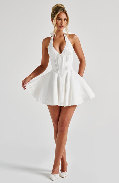 CHELLY Mini Dress - Ivory