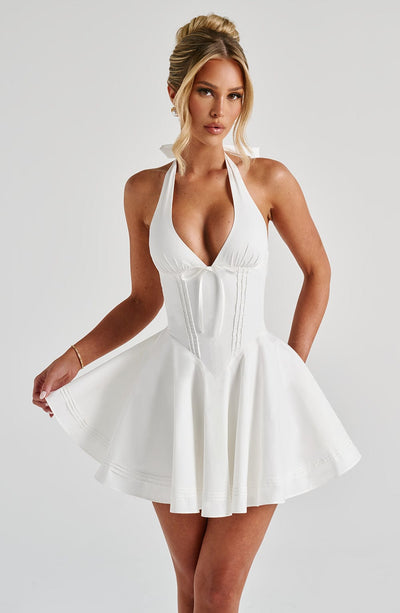 CHELLY Mini Dress - Ivory