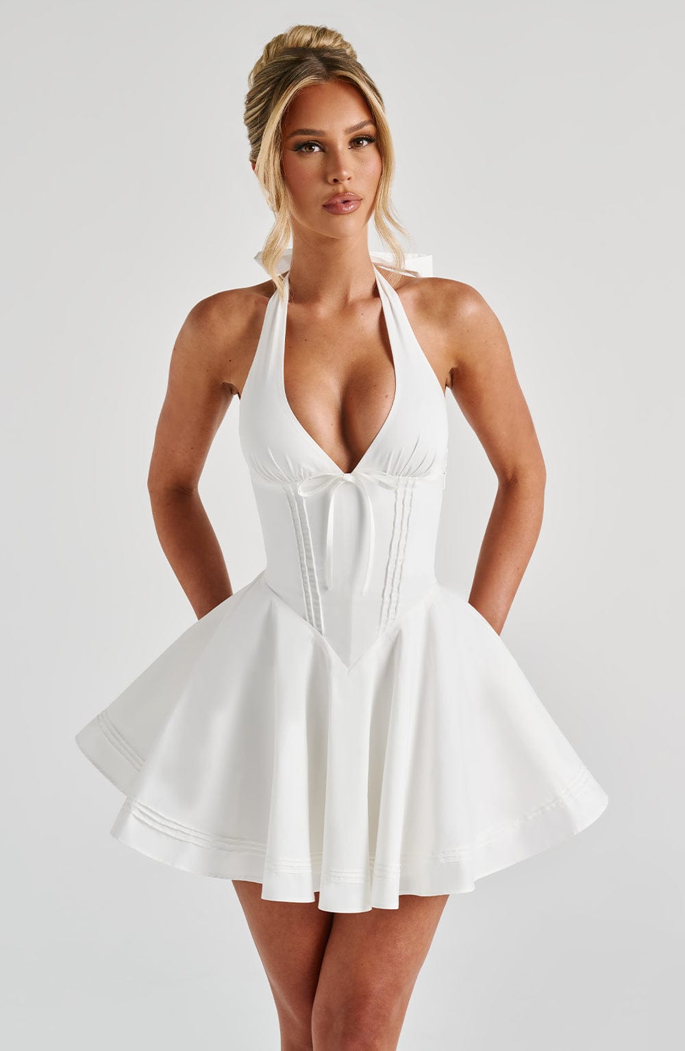 CHELLY Mini Dress - Ivory
