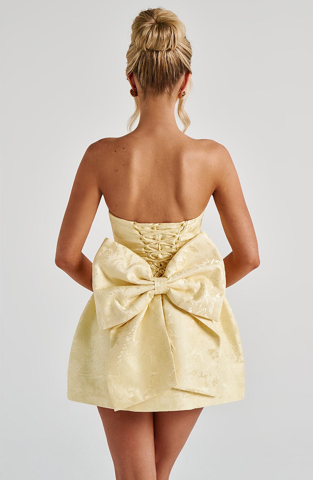 NORA Mini Dress - Lemon