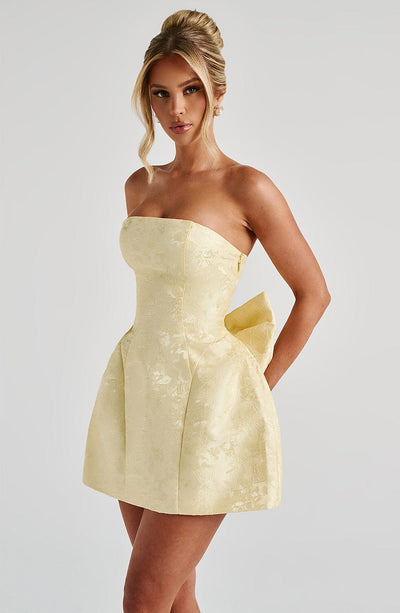 NORA Mini Dress - Lemon