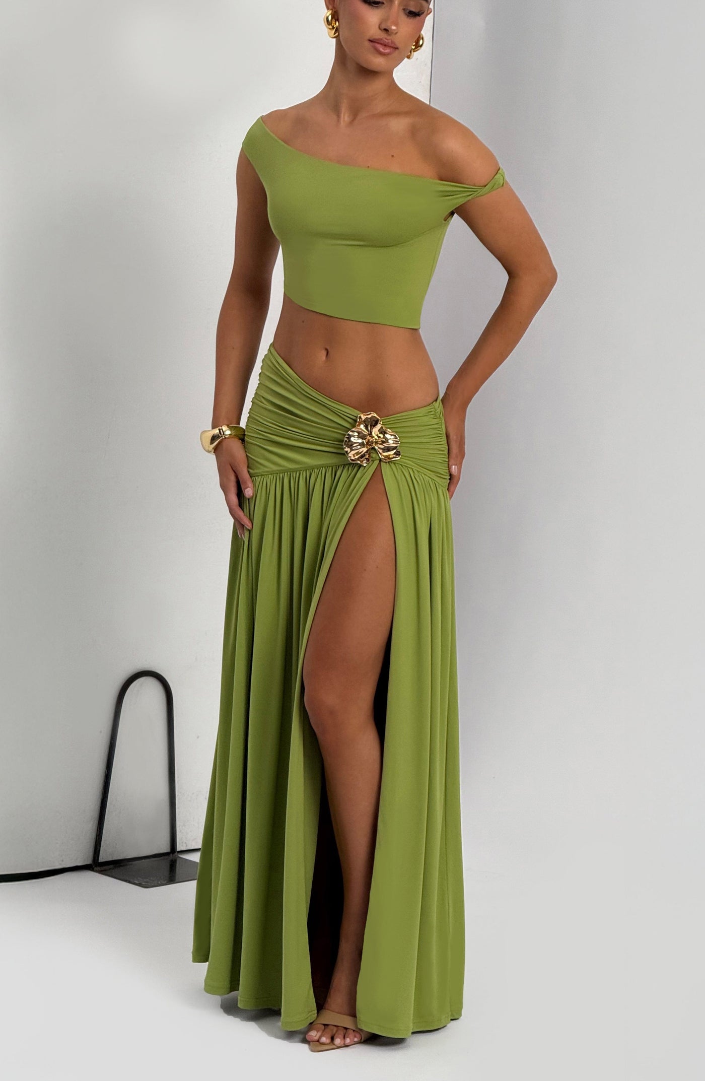 ELVIRA Top - Olive