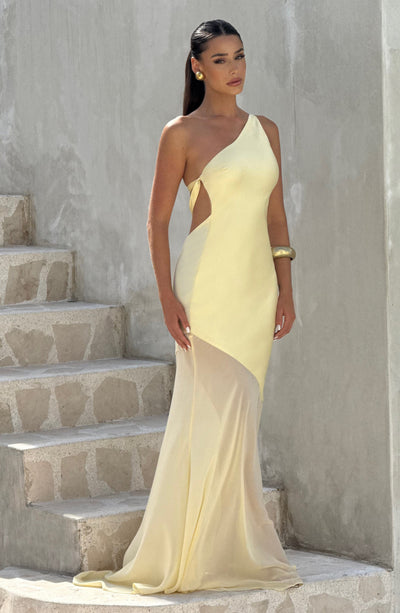 FIERCE  Gown - Lemon